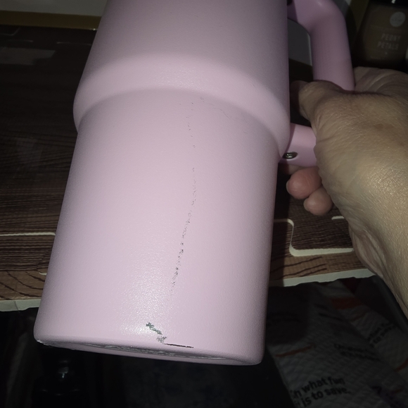 #0208 STANLEY 30oz NWOT Light Pink Scuff on bottom of one side, Boot will cover - Picture 5 of 8